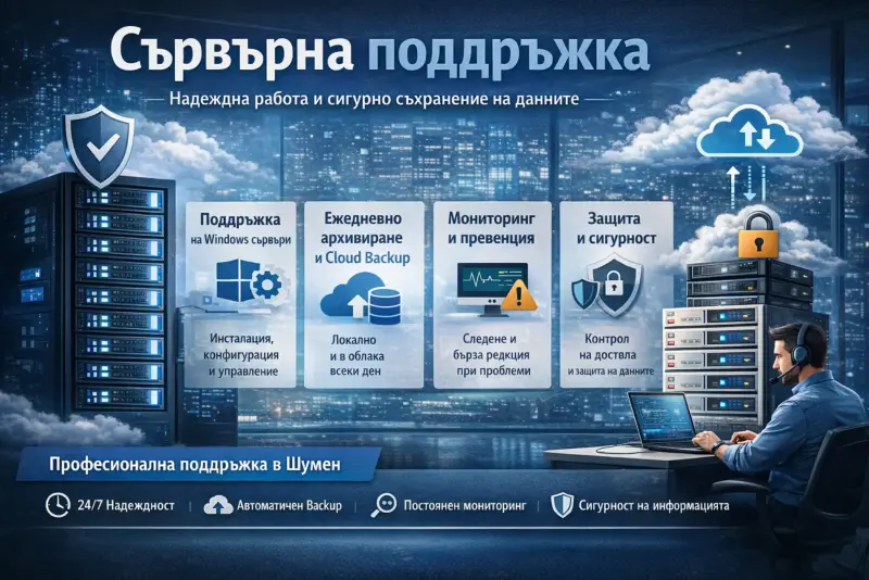 Поддръжка на Windows Сървъри